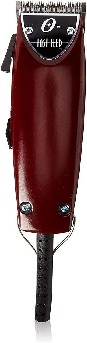 Oster Fast Feed Verstellbarer Pivot-Motor-Haarschneider 76023-510 mit 8-teiligem Aufsteckkamm-Set und Nackenbürste