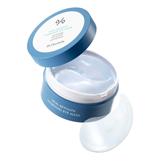 Dr. Ceuracle Hyal Reyouth Hydrogel Augenpflaster – Koreanische Under Eye Patches für Revitalisierung, Fältchenpflege, strahlenden und festen Effekt (60 Patches)