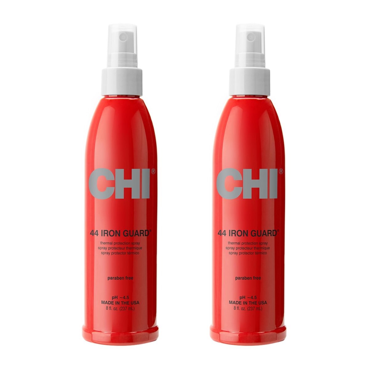 CHI 44 Iron Guard Thermal Protection Spray - Hitzeschutzspray für Haare, 2er-Pack (2 x 237 ml)