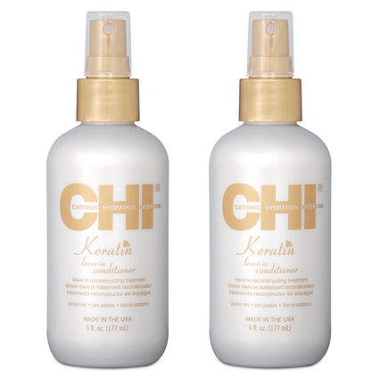 CHI Keratin Leave-in Conditioner, Weiß, 12 oz, 2er-Pack