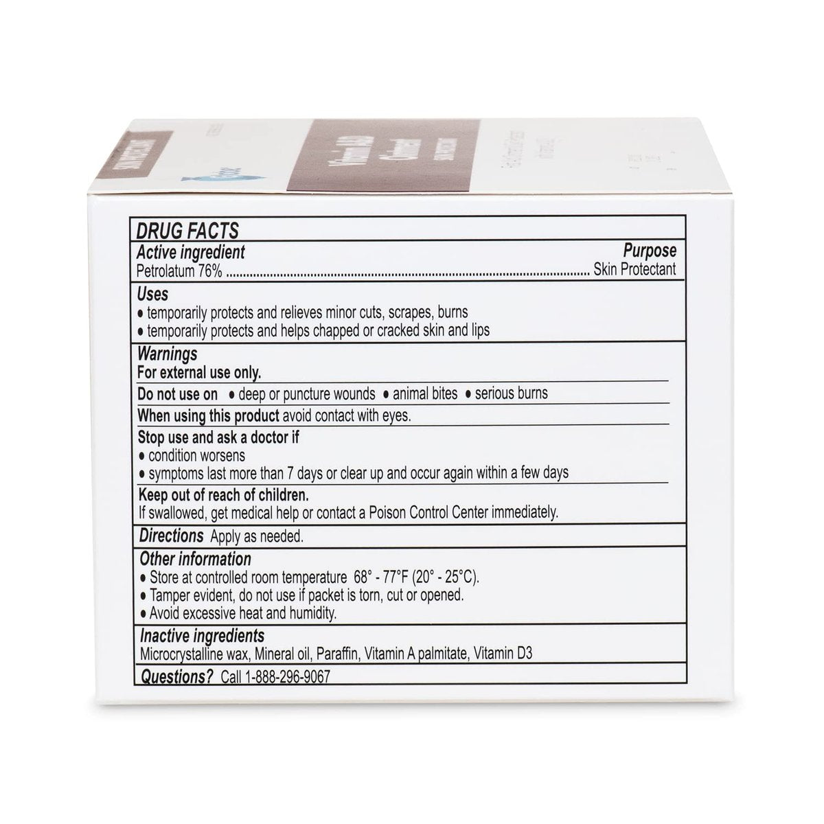 Globe Vitamin A & D Salbe, 144er-Packung (5g Portionspackungen) – Erste Hilfe & Hautschutz mit Lanolin und Petrolatum