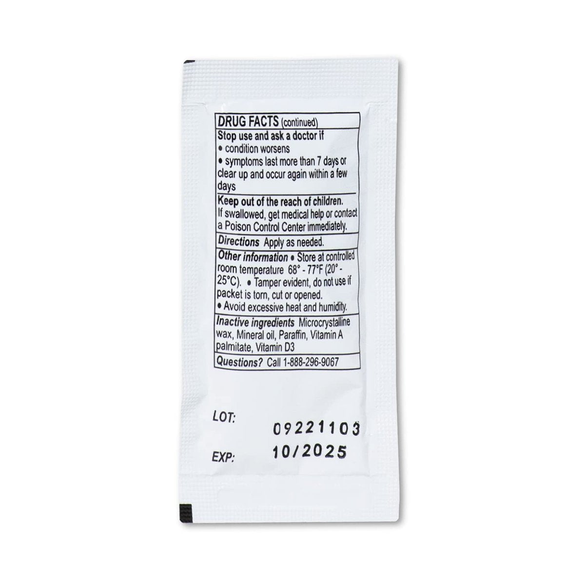 Globe Vitamin A & D Salbe, 144er-Packung (5g Portionspackungen) – Erste Hilfe & Hautschutz mit Lanolin und Petrolatum