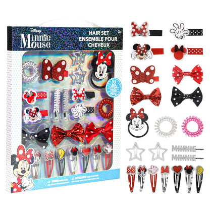 Disney Minnie Maus Haar-Accessoire-Set für Kinder – Perfekt für Partys, Übernachtungen und Verkleidungen, ab 3 Jahren, von Townley Girl