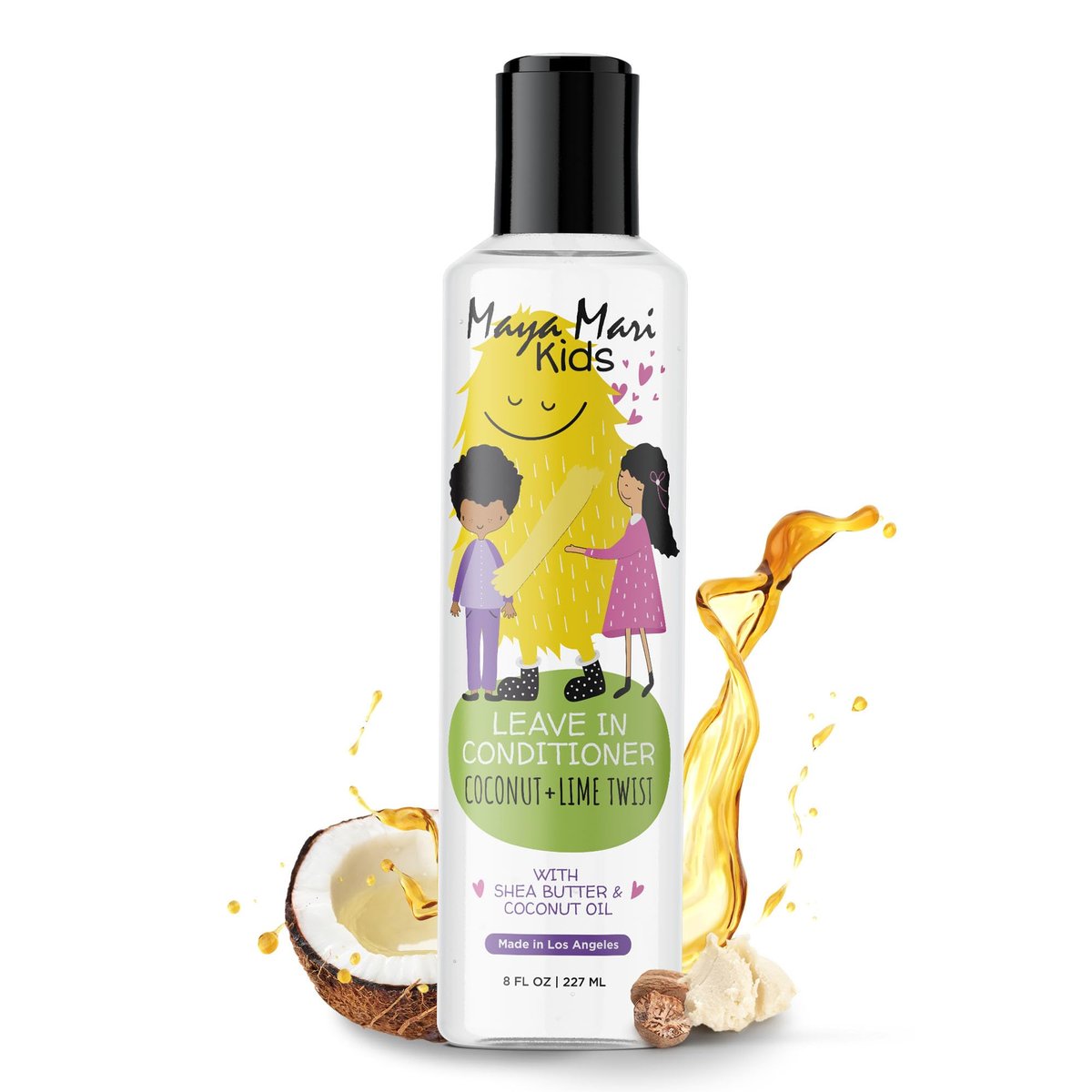 MAYA MARI Kids Leave-In Conditioner und Haar-Entwirrer | Sulfatfreie Lockenpflege für Kleinkinder und Babys, 237 ml