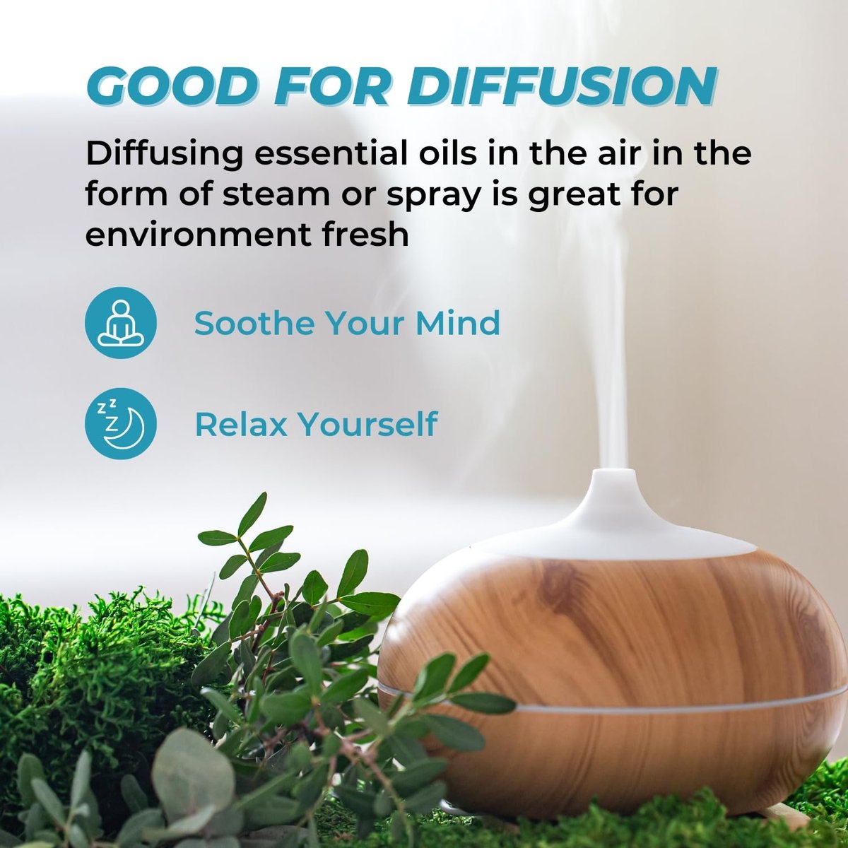 Benatu Ätherische Öle Set – 5er Pack Entspannungsdüfte für Aromatherapie, Diffuser, Massage & Körperpflege (Dream, Breathe, Balance, Stress, Thief)