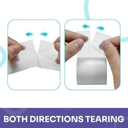 Conkote Transparentes Medizinisches Klebeband 1" x 10 Yards, Erste-Hilfe-Klarer Chirurgischer Verbandsklebestreifen für die Wundversorgung, 12 Rollen