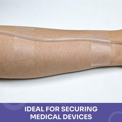 Conkote Transparentes Medizinisches Klebeband 1" x 10 Yards, Erste-Hilfe-Klarer Chirurgischer Verbandsklebestreifen für die Wundversorgung, 12 Rollen