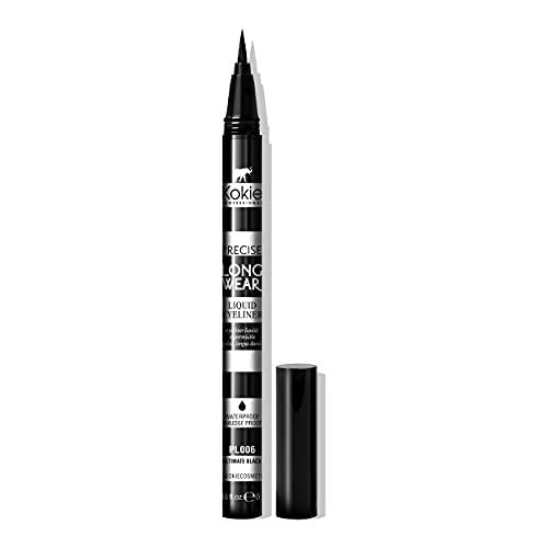 Kokie Präziser Flüssig-Eyeliner, wasserfest, wischfest – Schwarz