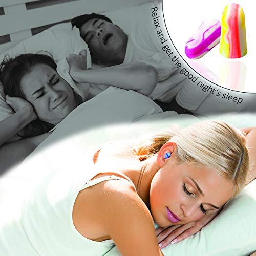 MOLDEX Softies® Schaumstoff-Ohrstöpsel – 33 dB höchste NRR, Mehrfarbig, 60 Paar