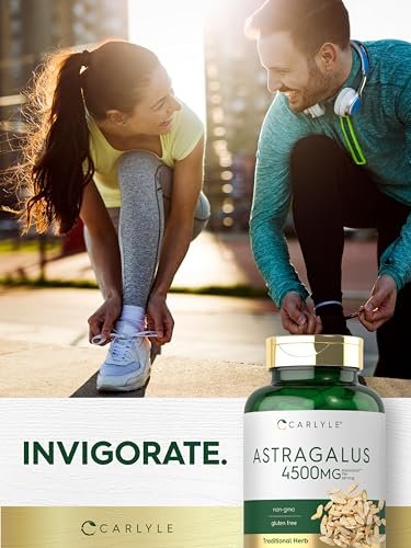 Carlyle Astragalus Wurzel Kapseln | 150 Stück | Vegetarisch, Nicht-GVO, Glutenfrei