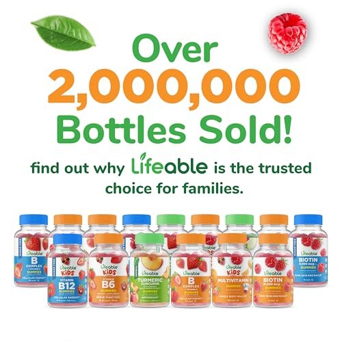 Lifeable Vitamin C Gummies für Erwachsene | 750 mg | Leckerer Orangen-Geschmack | Vegan & Non-GMO | Immununterstützung | 90 Gummis