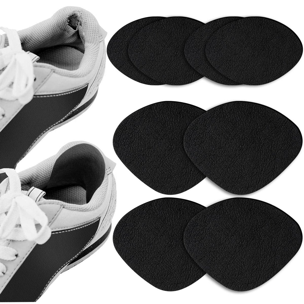 HTZNHXT Schuhabsatz-Reparatur, 4 Paar Klebepolster für Innenschuhabsätze für Sneaker-Löcher