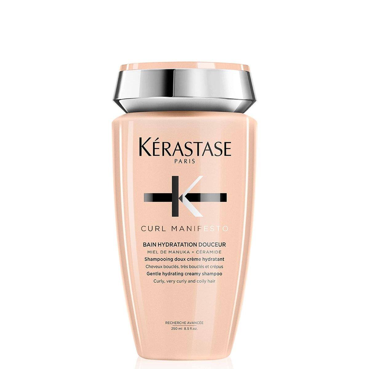 KÉRASTASE Curl Manifesto Hydratation Douceur Shampoo – Sanfte Reinigung & Feuchtigkeit für welliges, lockiges & krauses Haar, 250 ml
