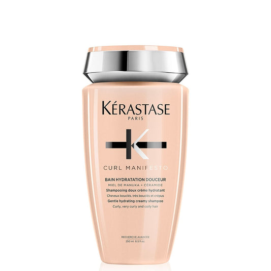 KÉRASTASE Curl Manifesto Hydratation Douceur Shampoo – Sanfte Reinigung & Feuchtigkeit für welliges, lockiges & krauses Haar, 250 ml