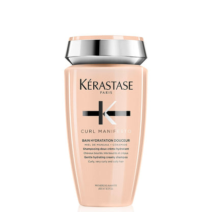 KÉRASTASE Curl Manifesto Hydratation Douceur Shampoo – Sanfte Reinigung & Feuchtigkeit für welliges, lockiges & krauses Haar, 250 ml