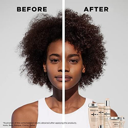 KÉRASTASE Curl Manifesto Hydratation Essentielle Conditioner – Leichter Conditioner für alle welligen, lockigen und krausen Haartypen, entwirrt, glättet und beugt Frizz vor, 250 ml