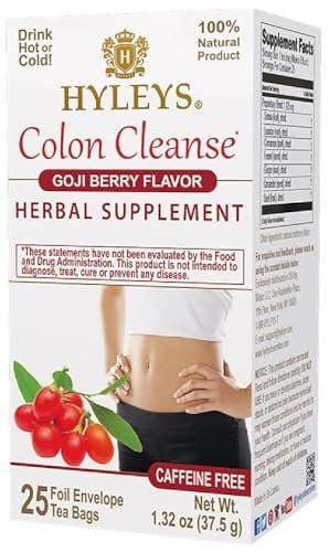 Hyleys Colon Cleanse Tee Goji Beerengeschmack - 25 Teebeutel (1 Pack)