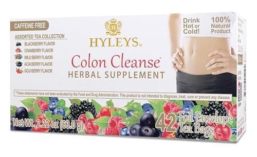 Hyleys Colon Cleanse Tee mit gemischten Geschmacksrichtungen - 42 Teebeutel (1 Packung)