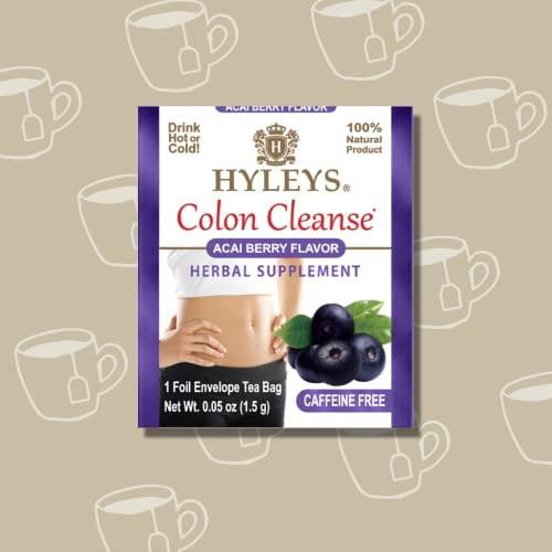 Hyleys Colon Cleanse Tee Acai Beere Geschmack - 25 Teebeutel (1 Packung)