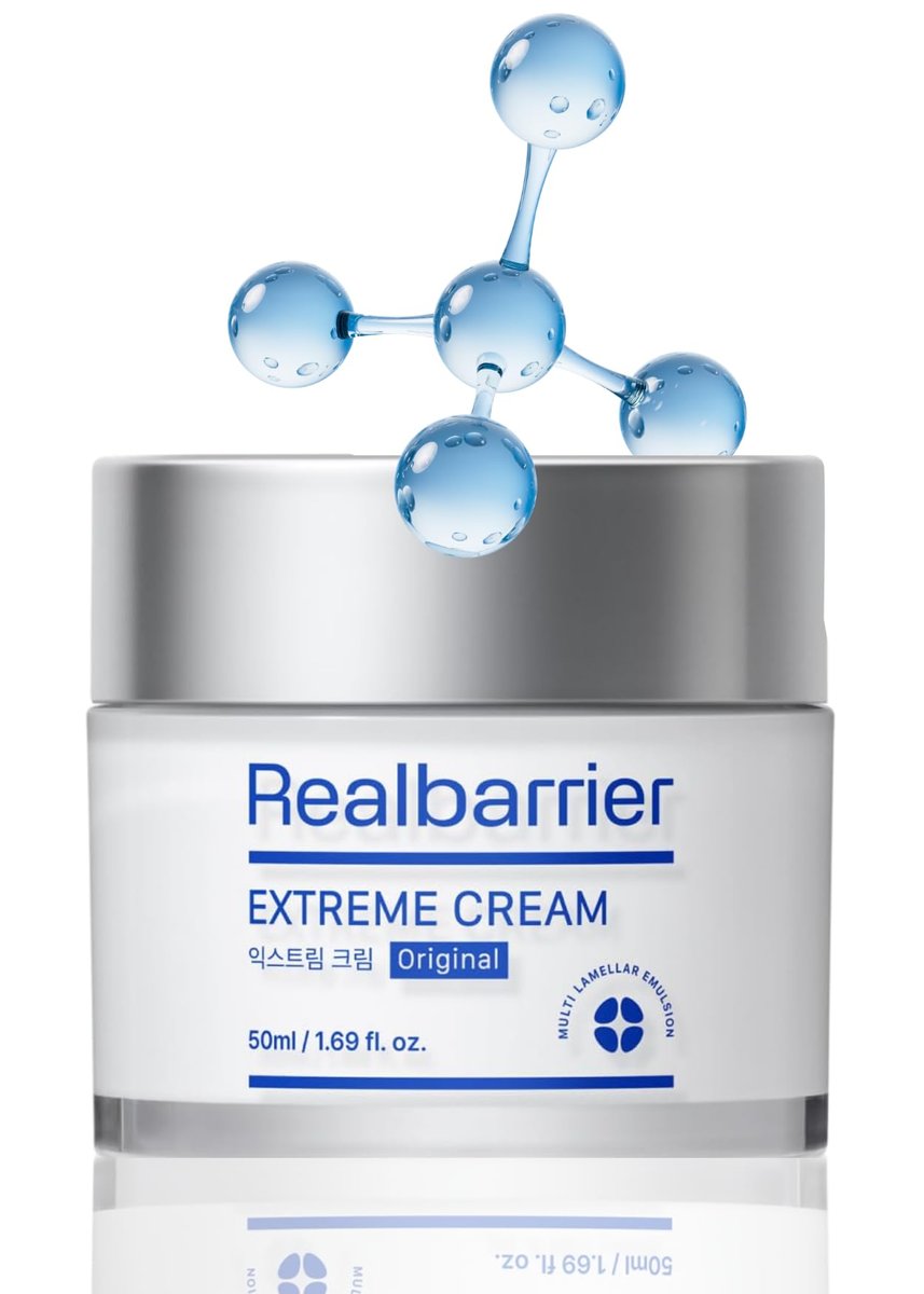 Real Barrier Extreme Cream | Koreanische Feuchtigkeitscreme für empfindliche Haut | Reichhaltige Gesichtslotion mit Hyaluronsäure und Ceramiden | 50 ml