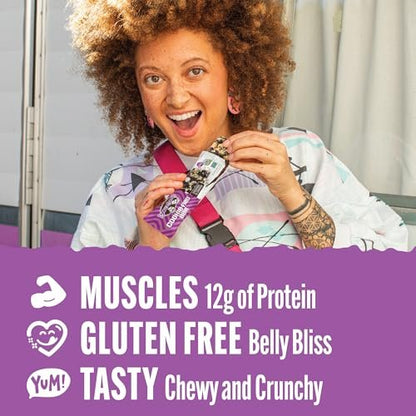 Lenny & Larry's Cookie-fied Protein Bar – Cookies & Creme Vegan Proteinriegel 9x45g – Gesunder Snack mit 12g pflanzlichem Protein & 5g Ballaststoffen – Glutenfreier Powerriegel, Non-GMO & Vegan