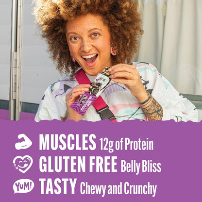 Lenny & Larry's Cookie-fied Protein Bar – Cookies & Creme Vegan Proteinriegel 9x45g – Gesunder Snack mit 12g pflanzlichem Protein & 5g Ballaststoffen – Glutenfreier Powerriegel, Non-GMO & Vegan