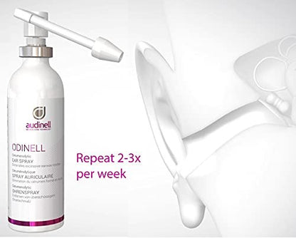 Audinell Ohrenreiniger Spray (50 ml) | Ohrenspray zur sanften Reinigung | Beruhigt und beugt Reizungen vor | Ersatz für Wattestäbchen, Ohrenkerzen & Co. | Für alle Altersgruppen geeignet