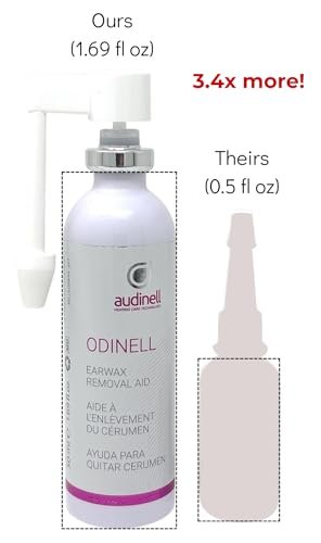 Audinell Ohrenreiniger Spray (50 ml) | Ohrenspray zur sanften Reinigung | Beruhigt und beugt Reizungen vor | Ersatz für Wattestäbchen, Ohrenkerzen & Co. | Für alle Altersgruppen geeignet