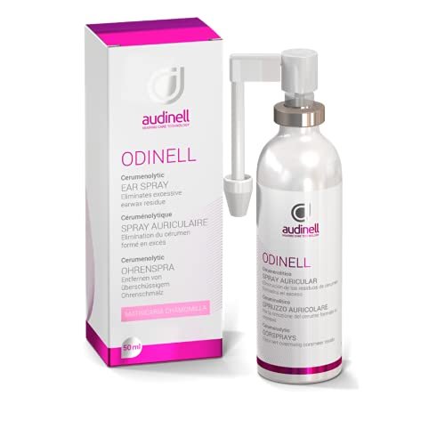 Audinell Ohrenreiniger Spray (50 ml) | Ohrenspray zur sanften Reinigung | Beruhigt und beugt Reizungen vor | Ersatz für Wattestäbchen, Ohrenkerzen & Co. | Für alle Altersgruppen geeignet