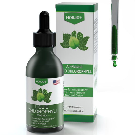 Chlorophyll Flüssigtropfen – 100% natürlicher Energie-Booster & Immununterstützung – Inneres Deodorant & Detox – Höhenkrankheit Linderung – Schnelle Absorption, Vegan & Non-GMO – 120 Portionen (1er Pack)