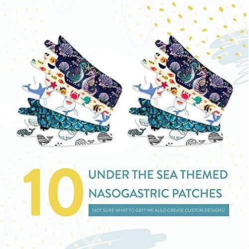 Nasogastrische oder Sauerstoffschlauch-Vorbereitungs-Klebeband Unter dem Meer Mix x 10er Pack (Mix-Pack)