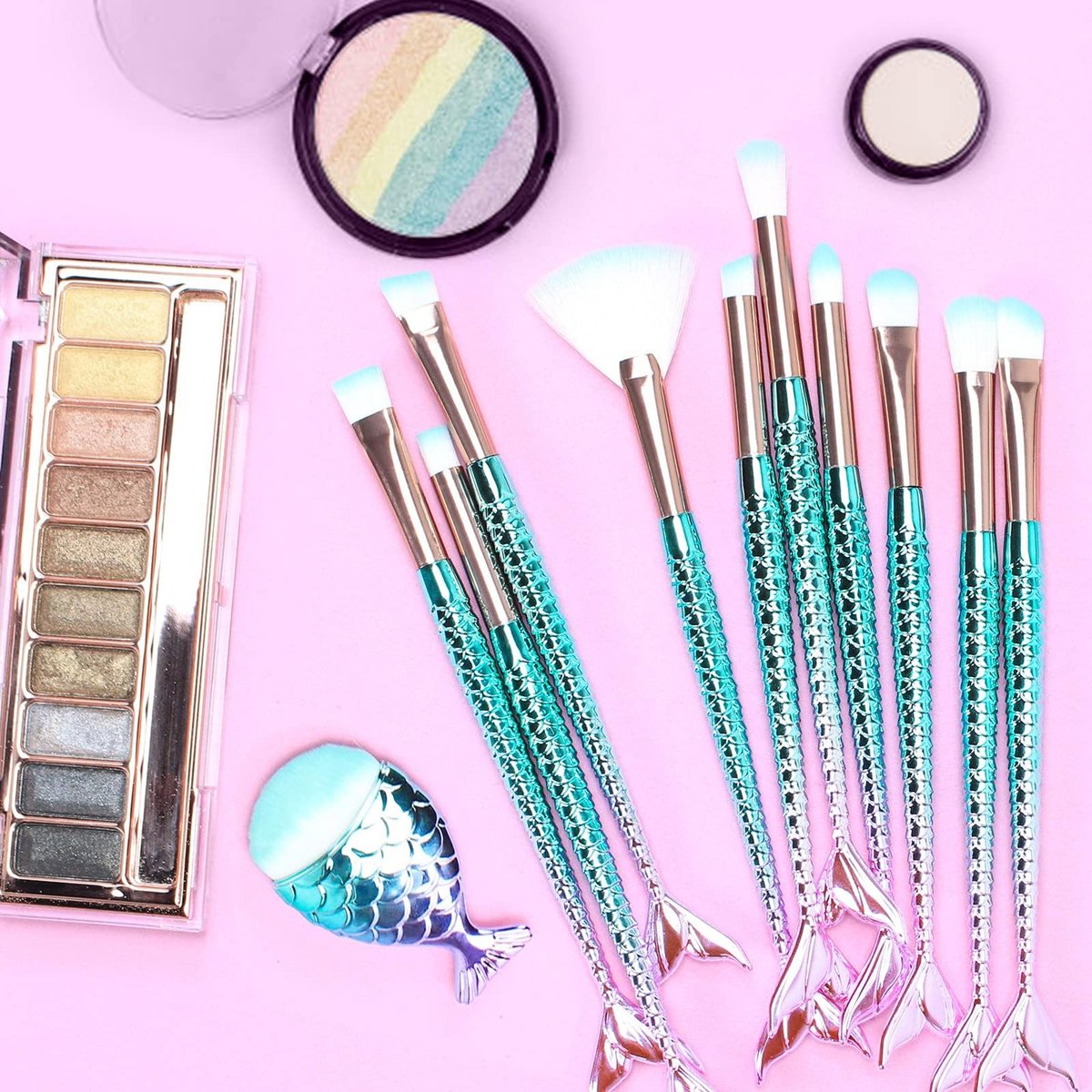 11-teiliges Make-up-Pinselset von HOFASON – Perfekt für Teenager, Kinder und Frauen als Geschenkidee