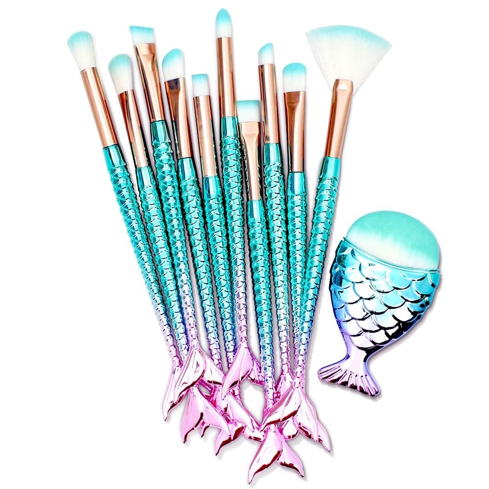 11-teiliges Make-up-Pinselset von HOFASON – Perfekt für Teenager, Kinder und Frauen als Geschenkidee