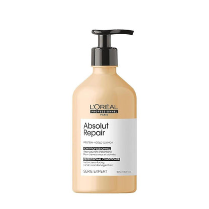 L'Oréal Professionnel Paris Absolut Repair Conditioner – Nährende Proteinpflege für trockenes, geschädigtes Haar, repariert Schäden und verleiht Glanz