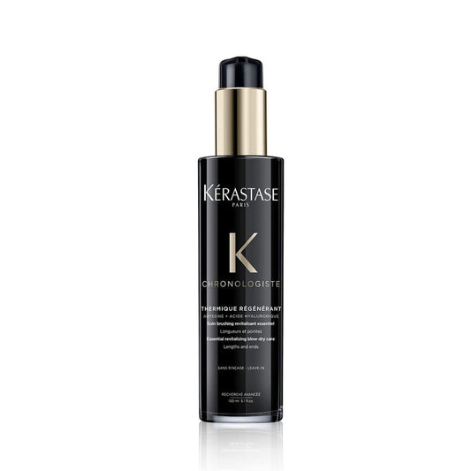 Kérastase Chronologiste Hitzeschutz-Serum mit Arganöl – Frizz-Kontrolle, Stärkung & Schutz für trockenes, feines & brüchiges Haar, 150 ml