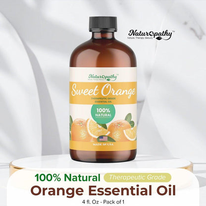 Naturopathy Süßorangen-Ätherisches Öl Therapeutische Qualität Premium Öl mit Glaspipette - Riesige 4 fl. oz - Perfekt für Aromatherapie und Entspannung