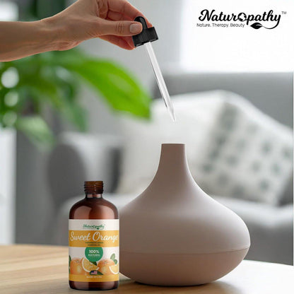 Naturopathy Süßorangen-Ätherisches Öl Therapeutische Qualität Premium Öl mit Glaspipette - Riesige 4 fl. oz - Perfekt für Aromatherapie und Entspannung