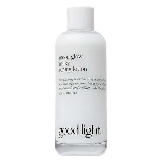 Good Light Moon Glow Milky Toner – Feuchtigkeitsspendender Milchtoner mit Niacinamid, Ceramiden und AHAs für Glas-Haut – Vegan, parfümfrei, 100 ml