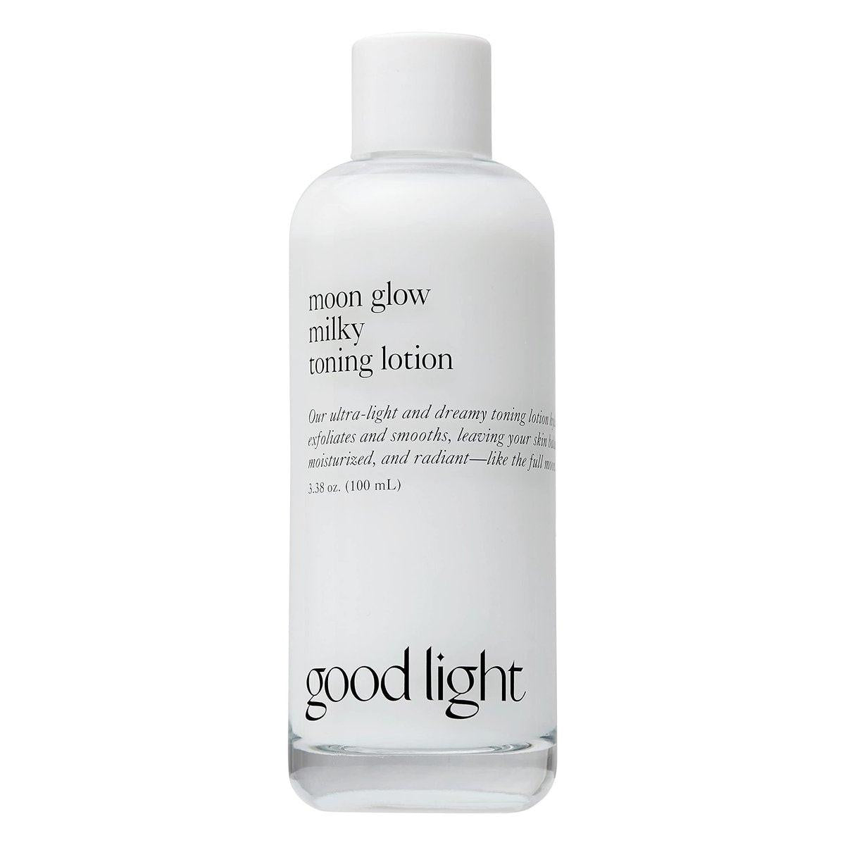 Good Light Moon Glow Milky Toner – Feuchtigkeitsspendender Milchtoner mit Niacinamid, Ceramiden und AHAs für Glas-Haut – Vegan, parfümfrei, 100 ml