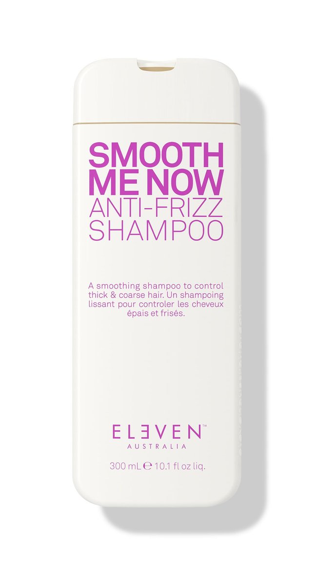 ELEVEN AUSTRALIA Smooth Me Now Anti-Frizz Shampoo – Glättendes Shampoo für Frizz-Kontrolle und geschädigtes Haar, feuchtigkeitsspendend, sulfatfrei, 300 ml