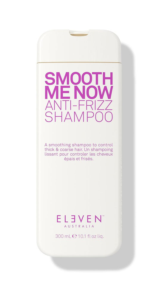ELEVEN AUSTRALIA Smooth Me Now Anti-Frizz Shampoo – Glättendes Shampoo für Frizz-Kontrolle und geschädigtes Haar, feuchtigkeitsspendend, sulfatfrei, 300 ml
