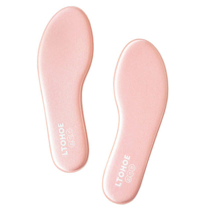 LTOHOE Memory Foam Einlegesohlen für Damen, Ersatz-Schuhsohlen für Laufschuhe, Wanderschuhe, Sneaker, dämpfende Schuheinlagen zur Fußschmerzlinderung, bequeme Innensohlen 8mm Pink US 8
