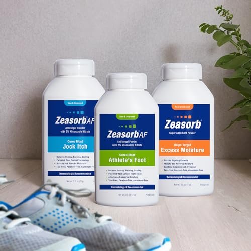 Zeasorb Prevention – Super absorbentes Puder gegen Feuchtigkeit, Scheuern und Juckreiz, 70 g