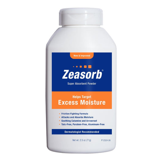 Zeasorb Prevention – Super absorbentes Puder gegen Feuchtigkeit, Scheuern und Juckreiz, 70 g