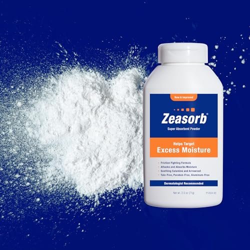 Zeasorb Prevention – Super absorbentes Puder gegen Feuchtigkeit, Scheuern und Juckreiz, 70 g