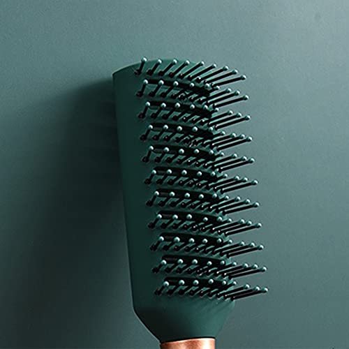 RN BEAUTY Entwirrungsbürste Anti-Statik Massage Haarbürste mit Nylonborsten für Frauen und Männer – Alle Haartypen, nass oder trocken, Föhnen, Malachitgrün (Vented)