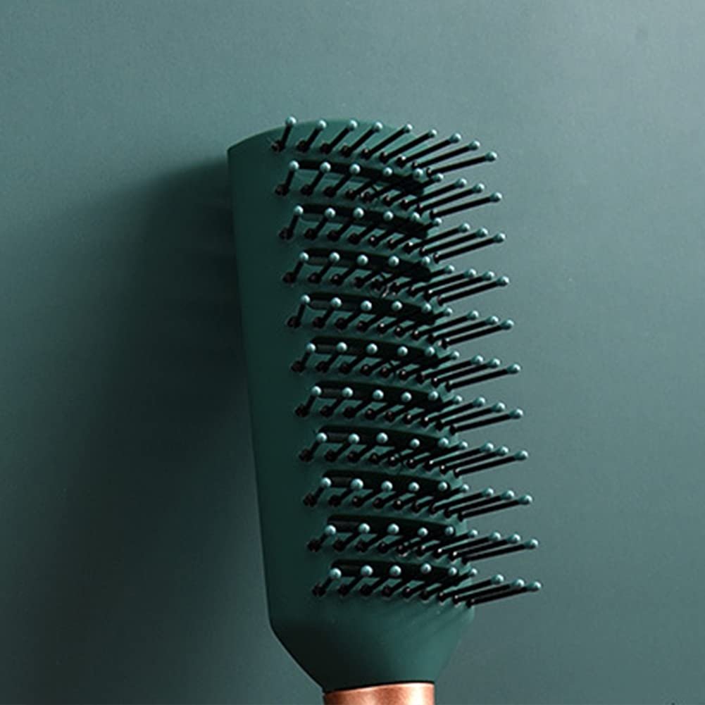 RN BEAUTY Entwirrungsbürste Anti-Statik Massage Haarbürste mit Nylonborsten für Frauen und Männer – Alle Haartypen, nass oder trocken, Föhnen, Malachitgrün (Vented)