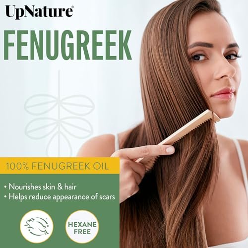 UpNature Bockshornklee Öl – 100% reines Bockshornkleesamen-Extrakt ätherisches Öl, 60 ml