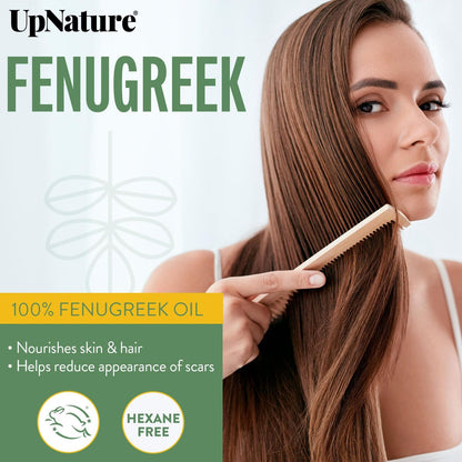 UpNature Bockshornklee Öl – 100% reines Bockshornkleesamen-Extrakt ätherisches Öl, 60 ml