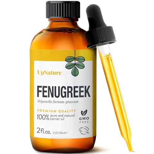 UpNature Bockshornklee Öl – 100% reines Bockshornkleesamen-Extrakt ätherisches Öl, 60 ml